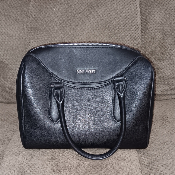 Nine West Black Satchel Bag - Picture 1 of 12